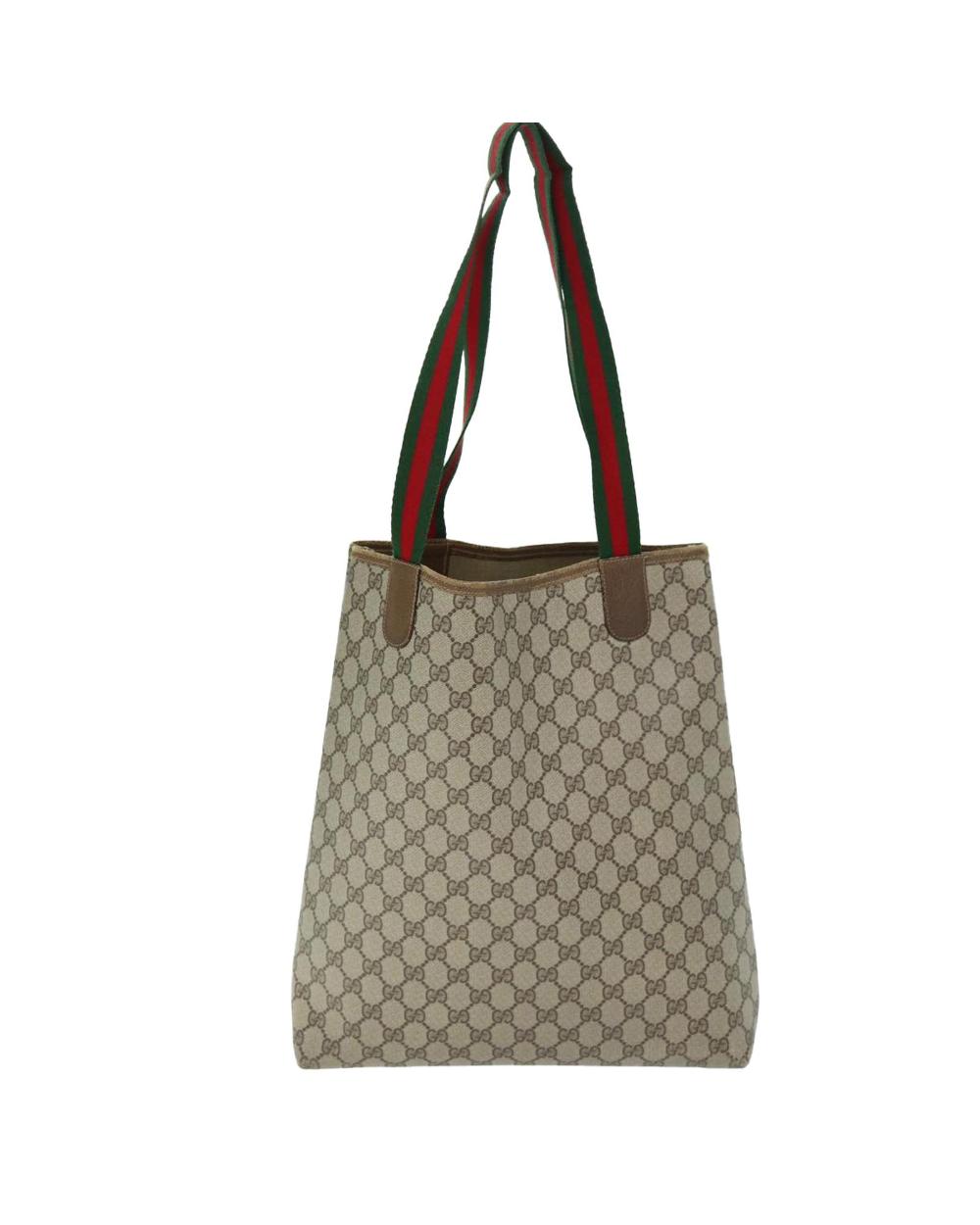Beige Plastic Gucci Swing Tote