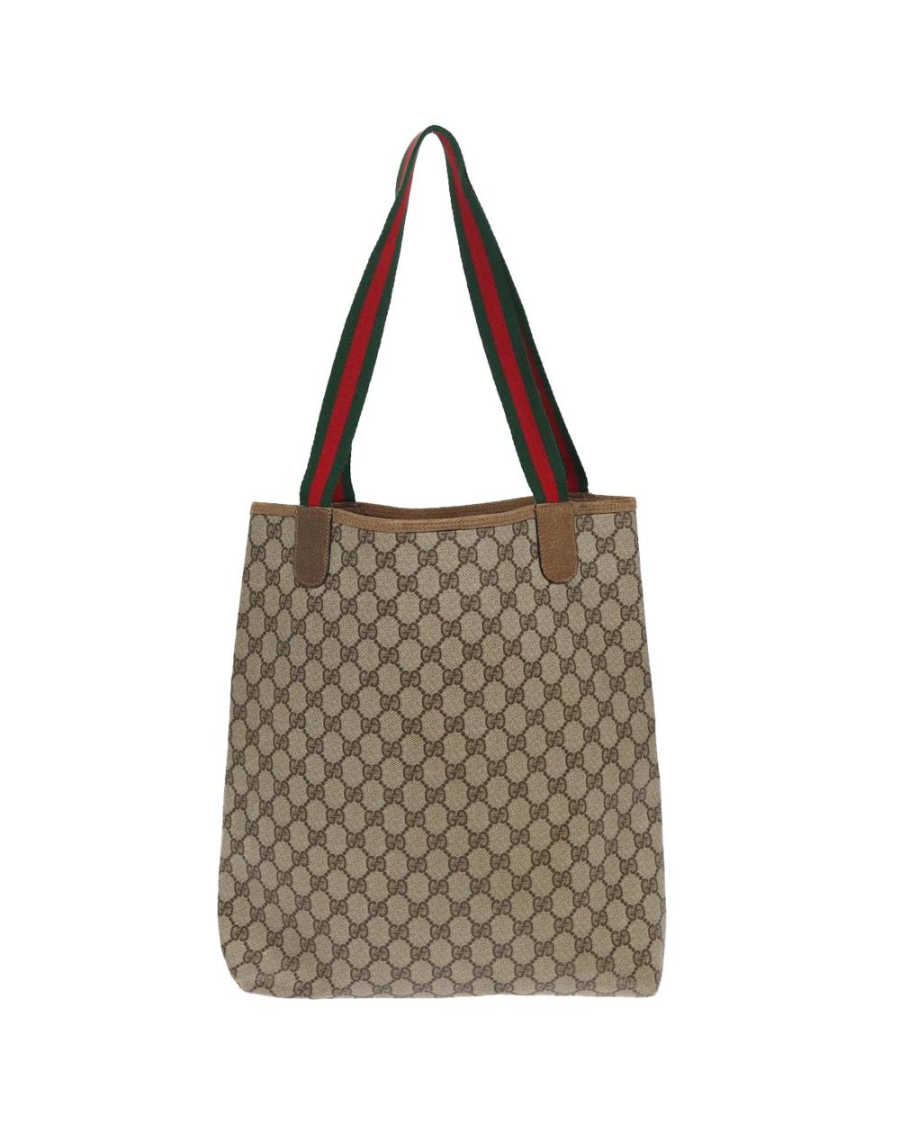 Beige Plastic Gucci Swing Tote