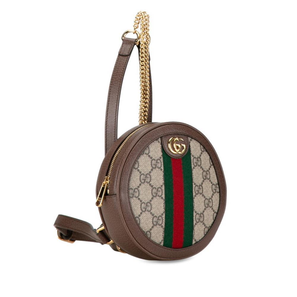 Beige Plastic Gucci Backpack
