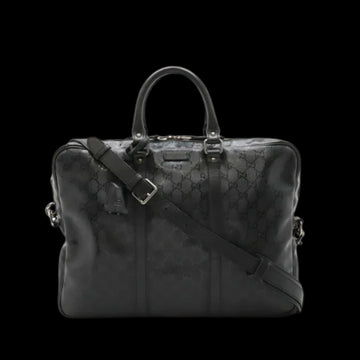 Black Canvas Gucci Briefcase