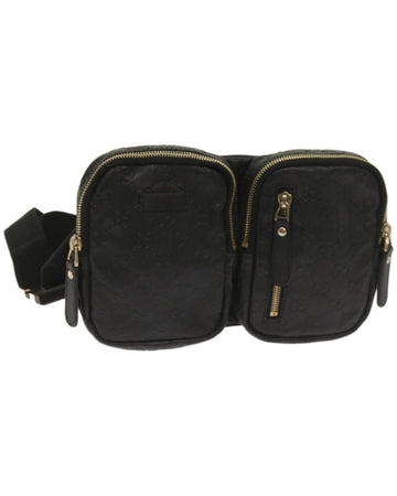 Black Canvas Gucci Belt Bag