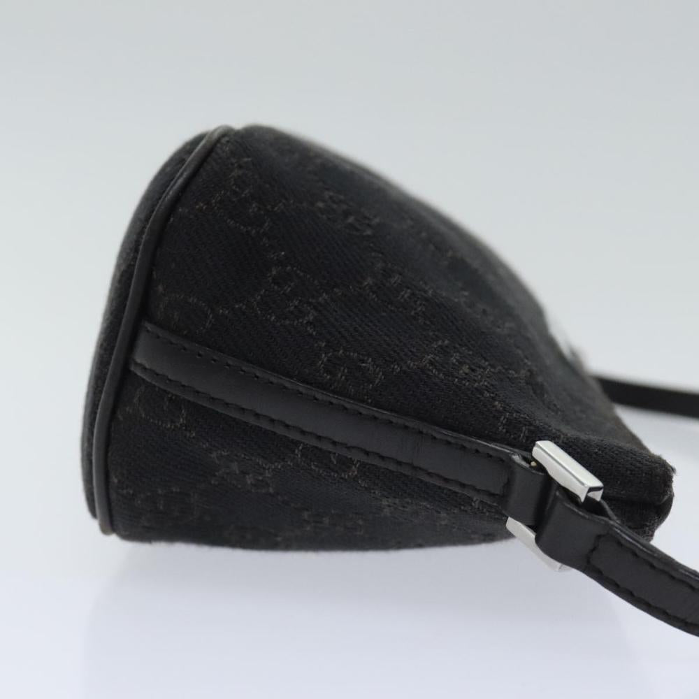 Black Canvas Gucci Clutch
