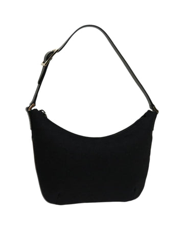 Black Canvas Gucci Shoulder Bag