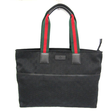 Black Leather Gucci Tote