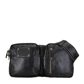 Black Leather Gucci Shoulder Bag