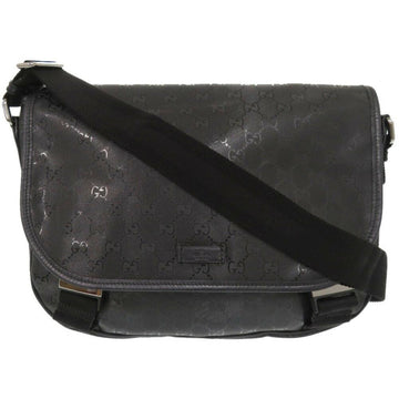 Black Leather Gucci Shoulder Bag