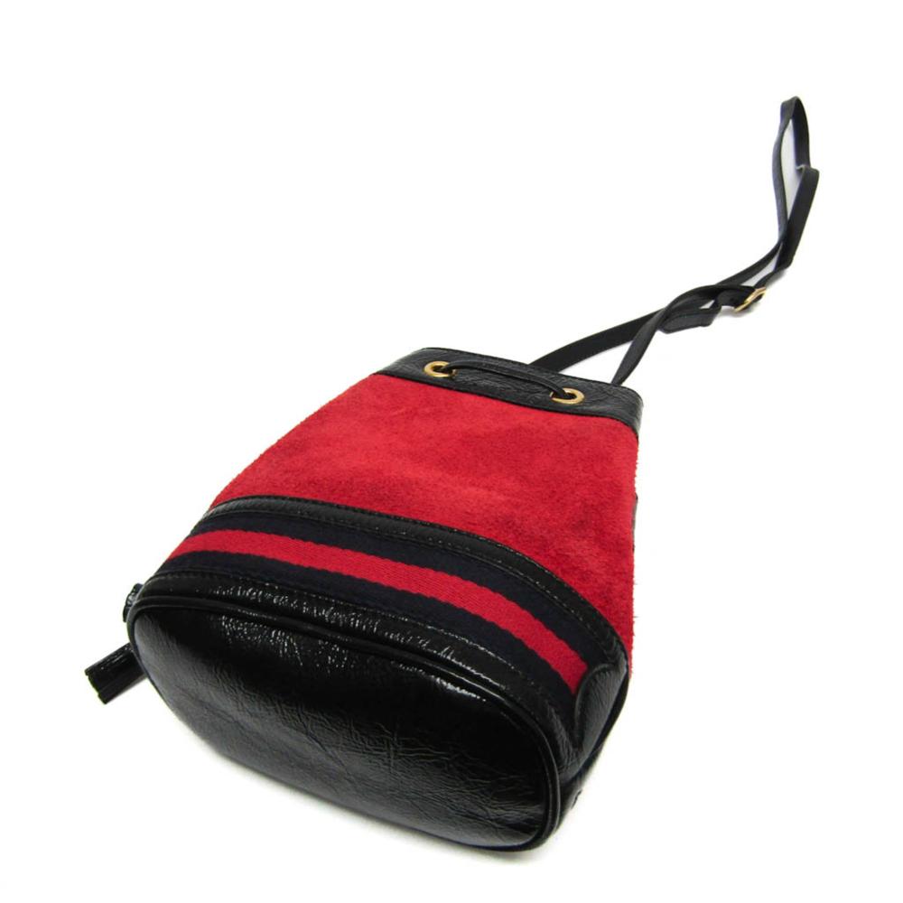 Black Leather Gucci Travel Bag