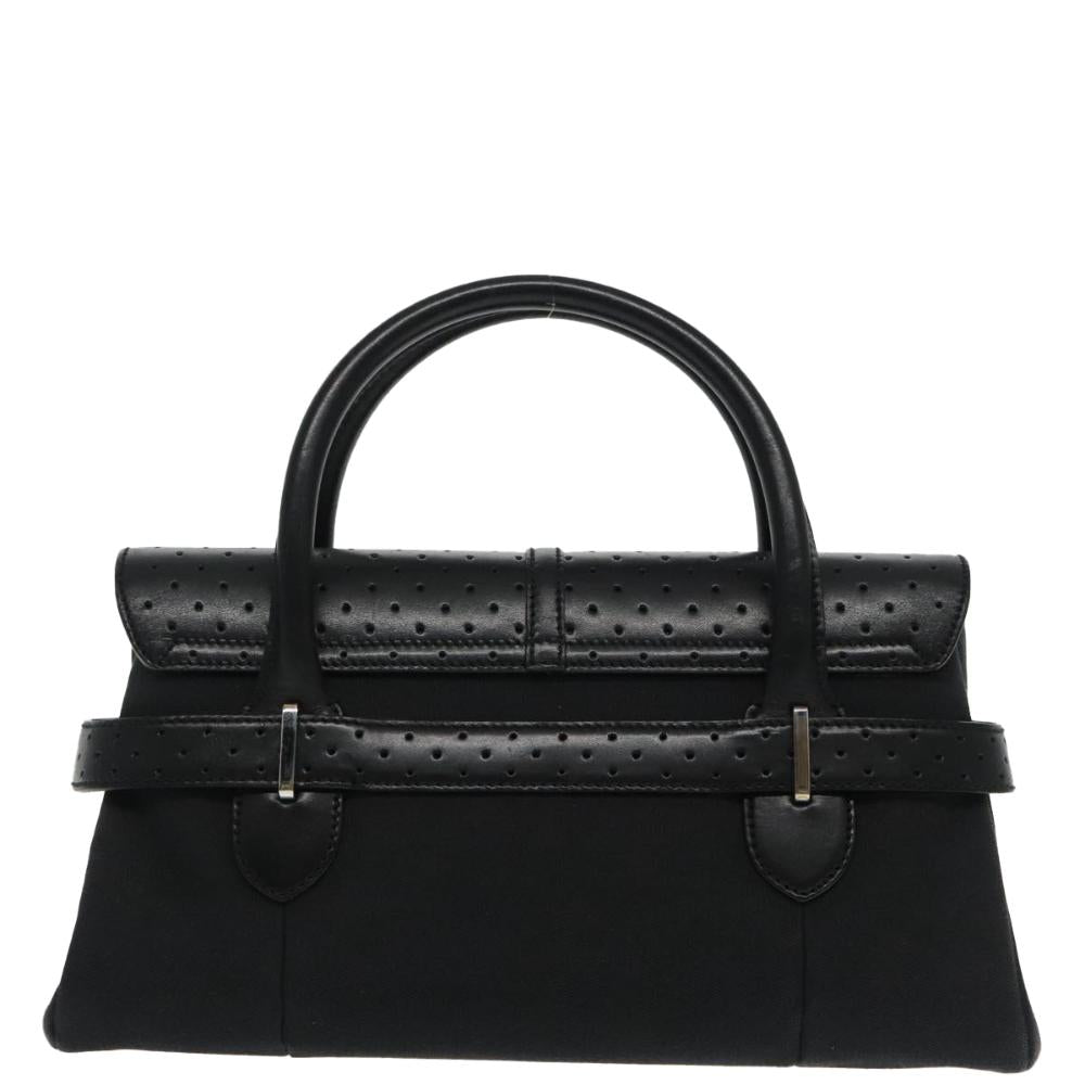 Black Leather Gucci Handbag