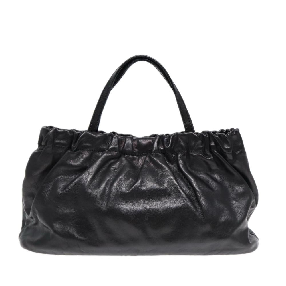 Black Leather Gucci Shoulder Bag