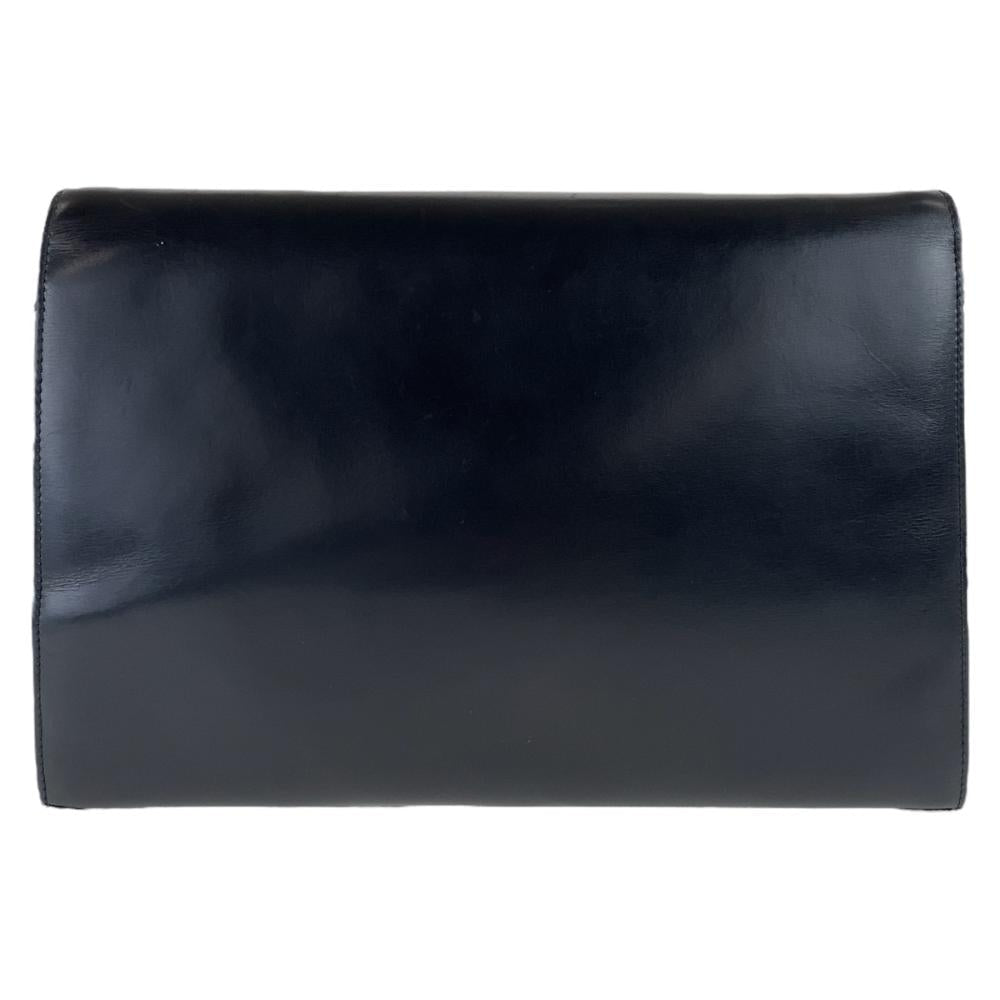 Black Leather Gucci Shoulder Bag