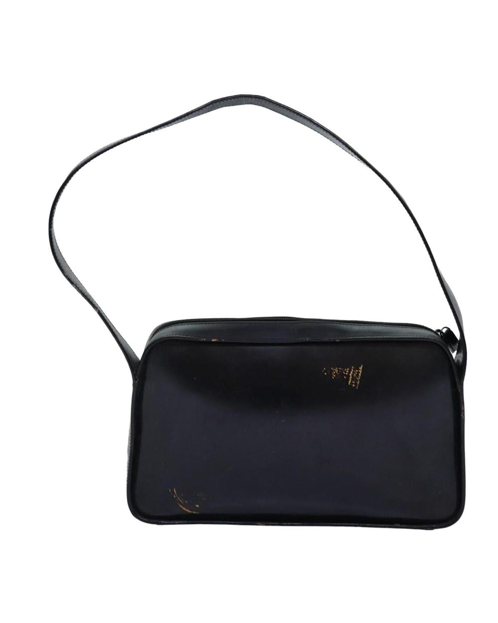 Black Leather Gucci Shoulder Bag