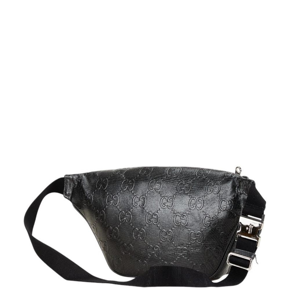 Black Leather Gucci Belt Bag