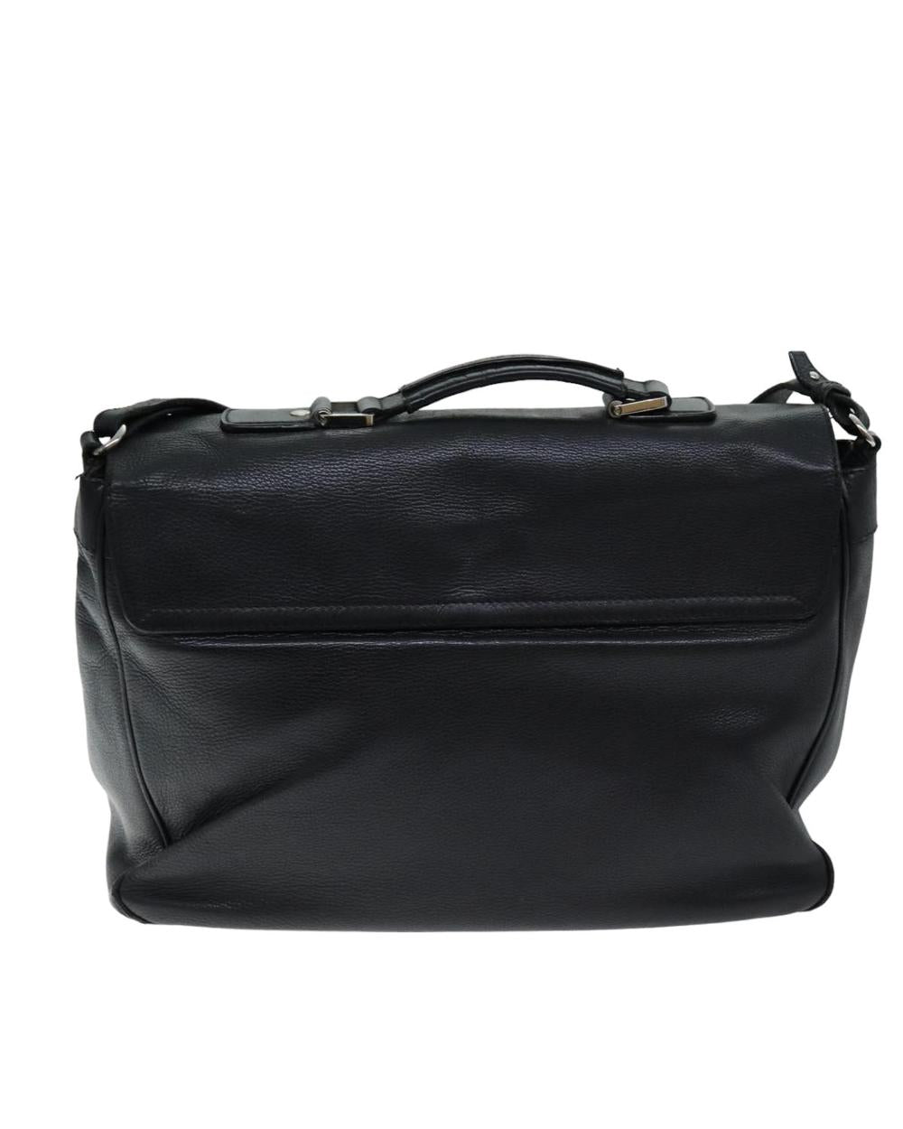 Black Leather Gucci Handbag