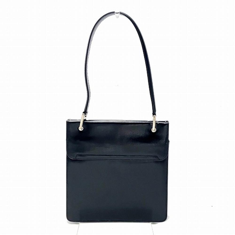 Black Leather Gucci Shoulder Bag