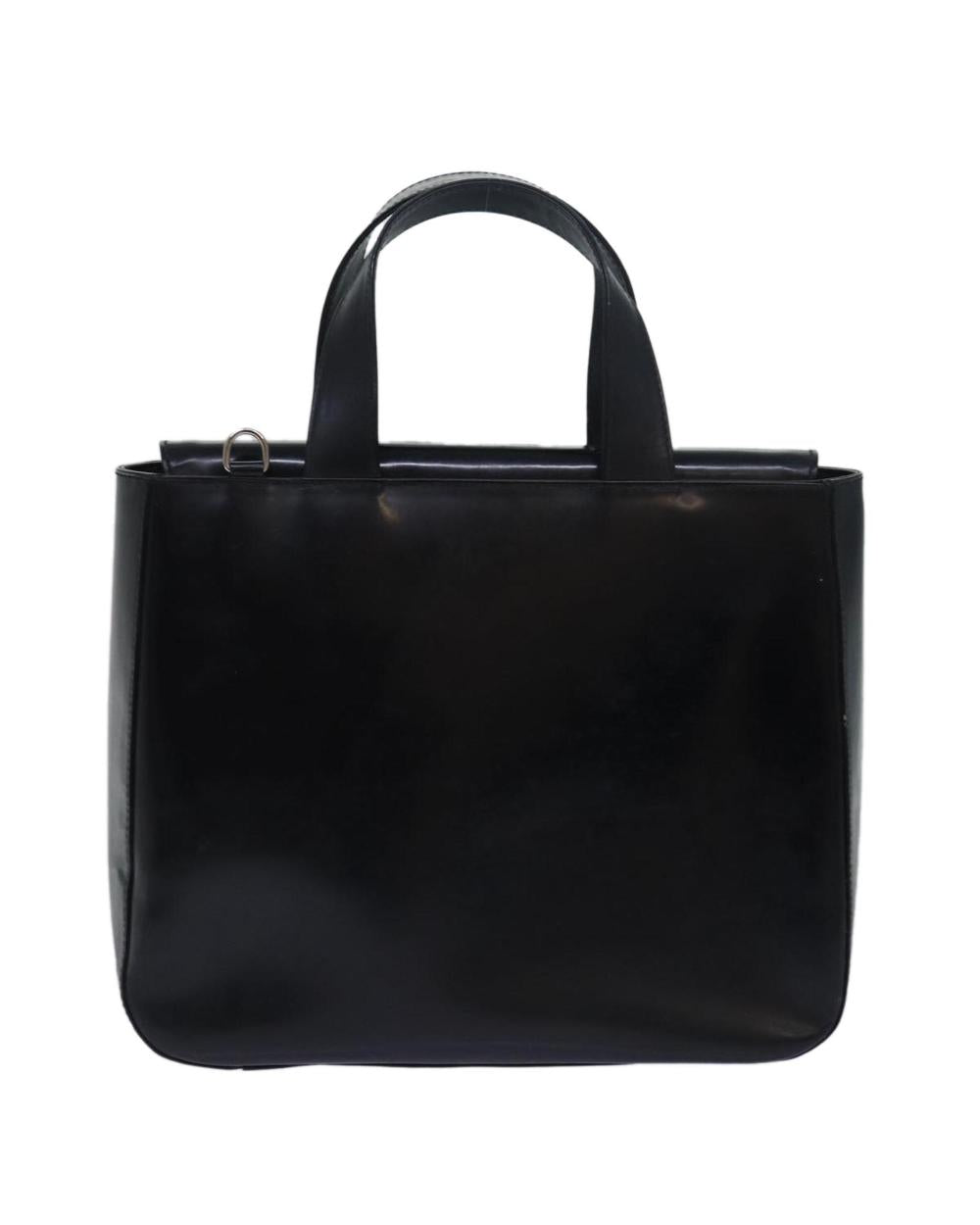 Black Leather Gucci Handbag