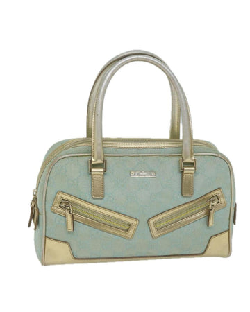 Blue Canvas Gucci Handbag