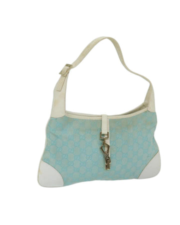 Blue Canvas Gucci Shoulder Bag