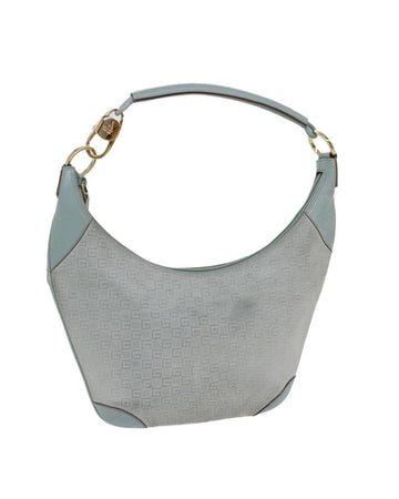 Blue Canvas Gucci Shoulder Bag