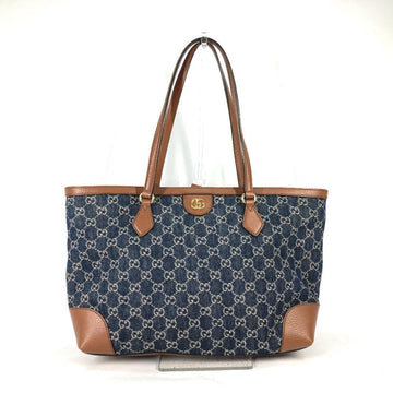 Blue Denim Gucci Tote