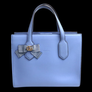 Blue Fabric Gucci Handbag