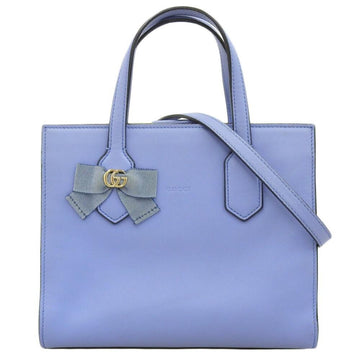 Blue Fabric Gucci Handbag