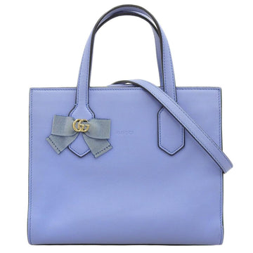 Blue Leather Gucci Handbag