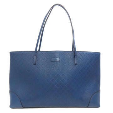Blue Leather Gucci Tote