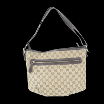 Brown Canvas Gucci Handbag