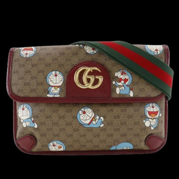 Brown Canvas Gucci Travel Bag