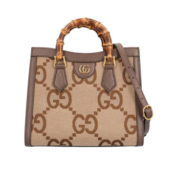 Brown Fabric Gucci Bamboo
