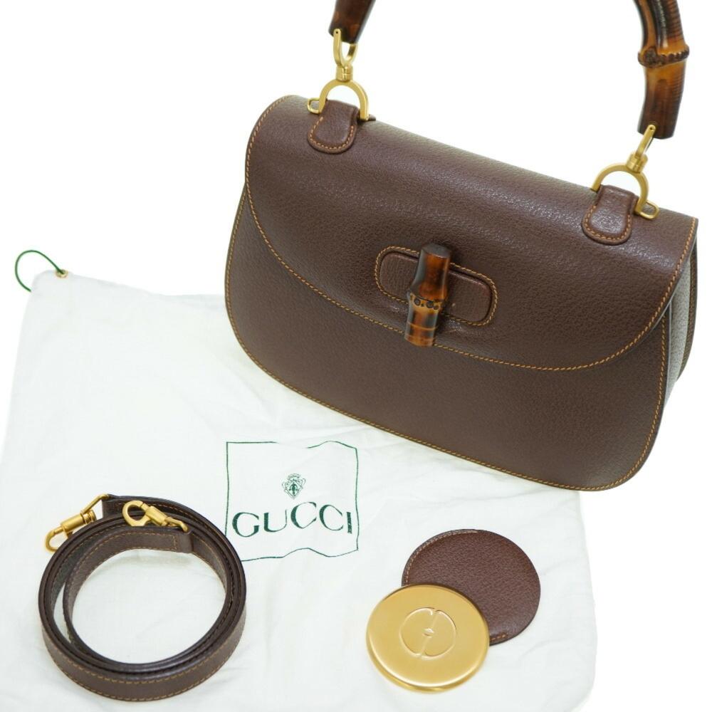 Brown Fabric Gucci Bamboo