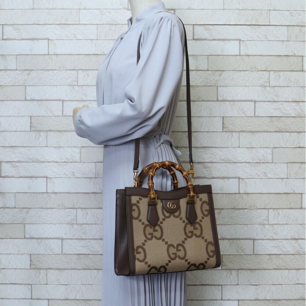 Brown Fabric Gucci Bamboo
