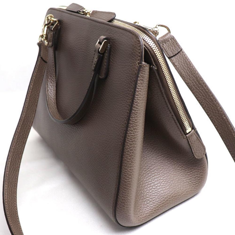 Brown Fabric Gucci Handbag