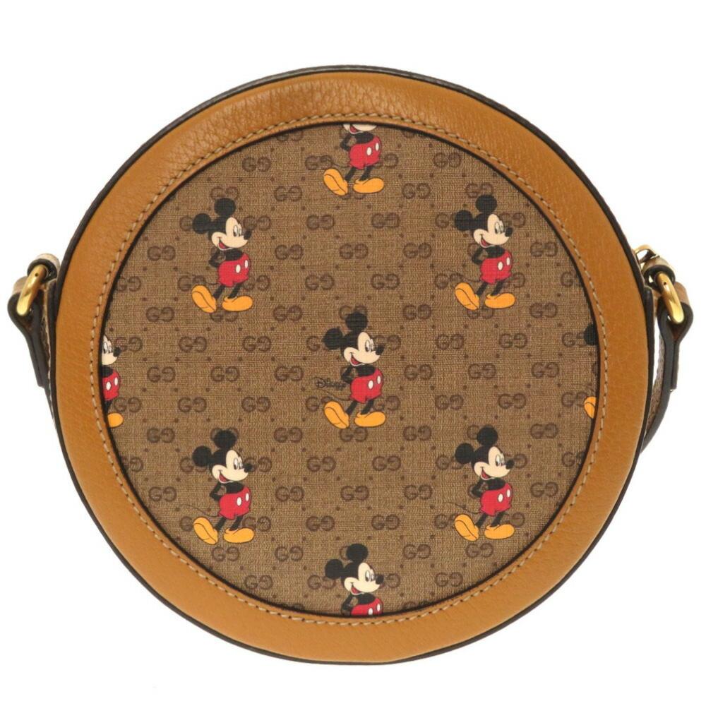 Brown Fabric Gucci Shoulder Bag