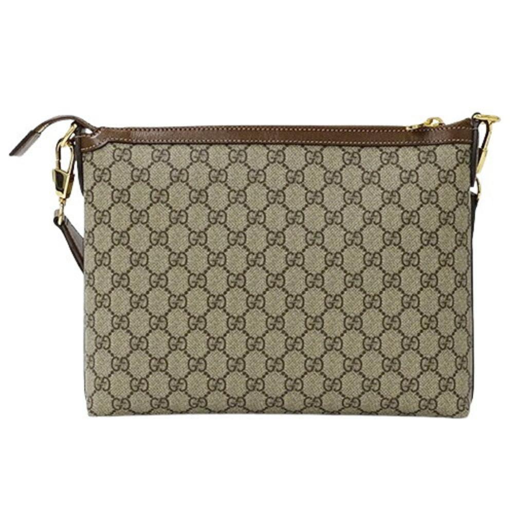 Brown Fabric Gucci Shoulder Bag