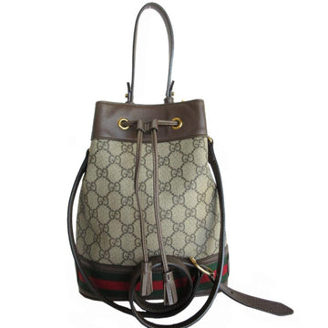 Brown Leather Gucci Shoulder Bag