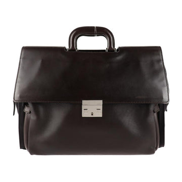 Brown Leather Gucci Briefcase