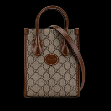 Brown Leather Gucci Handbag