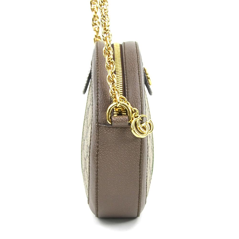 Brown Leather Gucci Shoulder Bag
