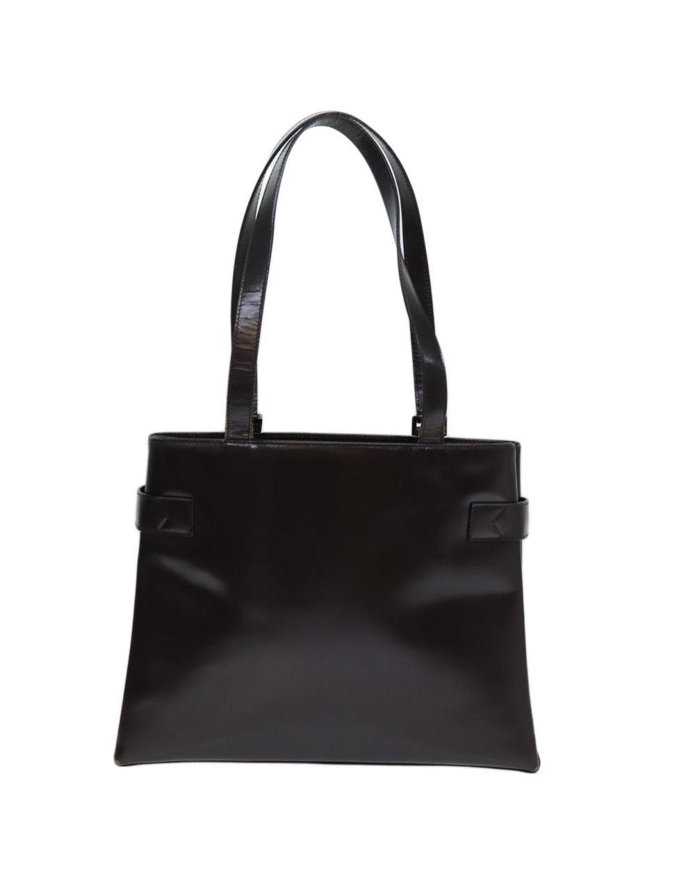 Brown Leather Gucci Shoulder Bag