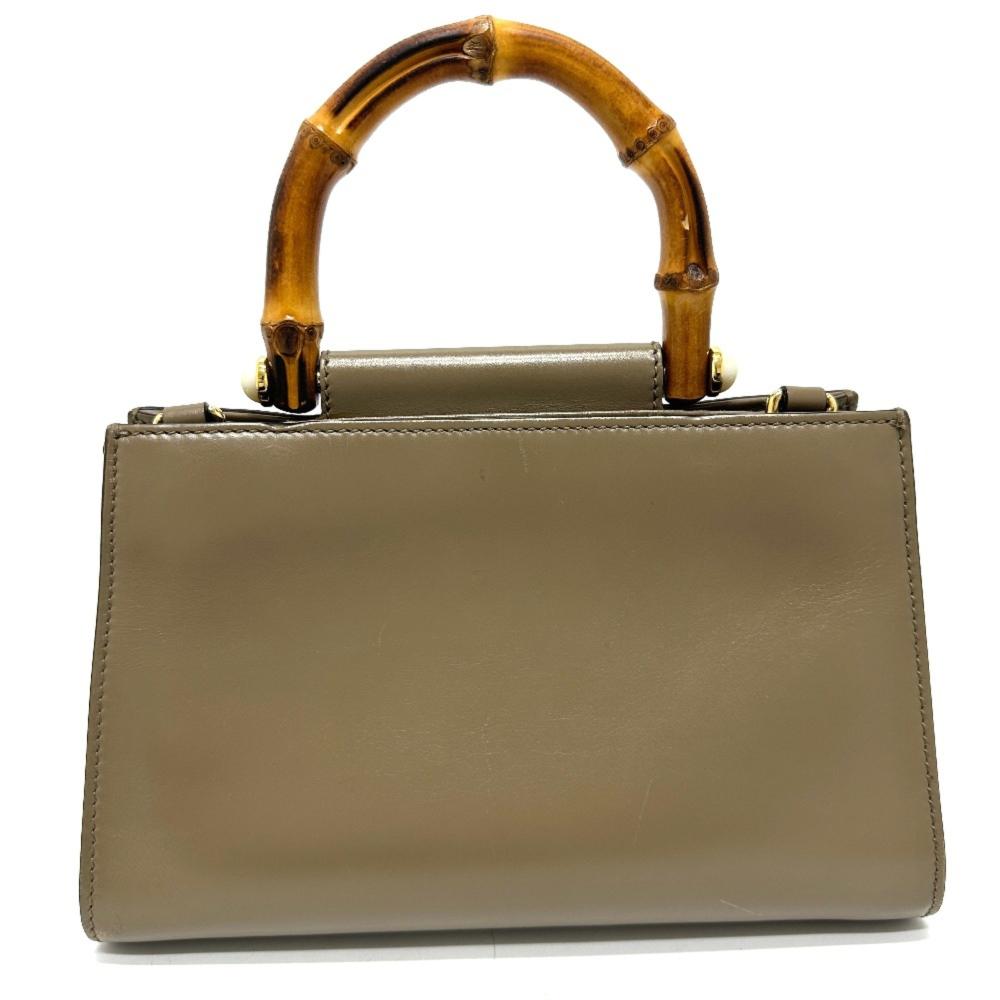 Brown Leather Gucci Handbag