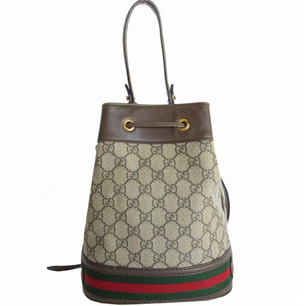 Brown Leather Gucci Shoulder Bag