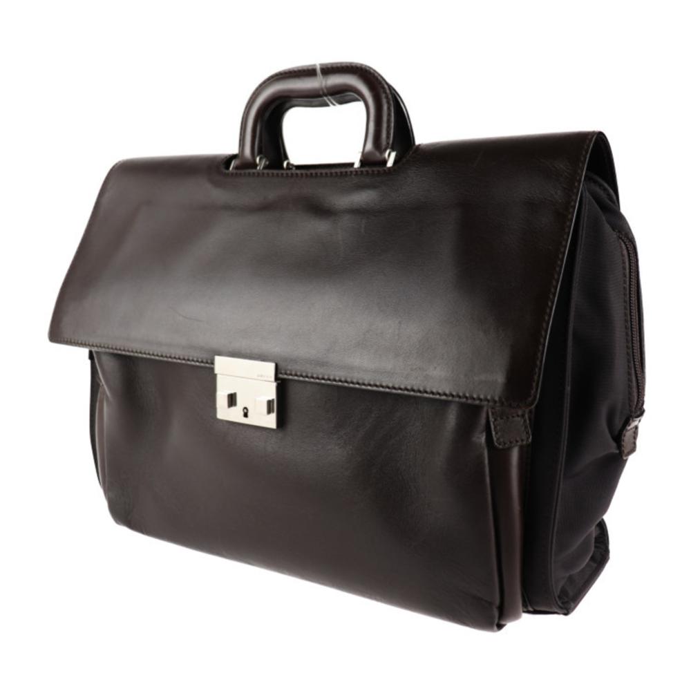 Brown Leather Gucci Briefcase