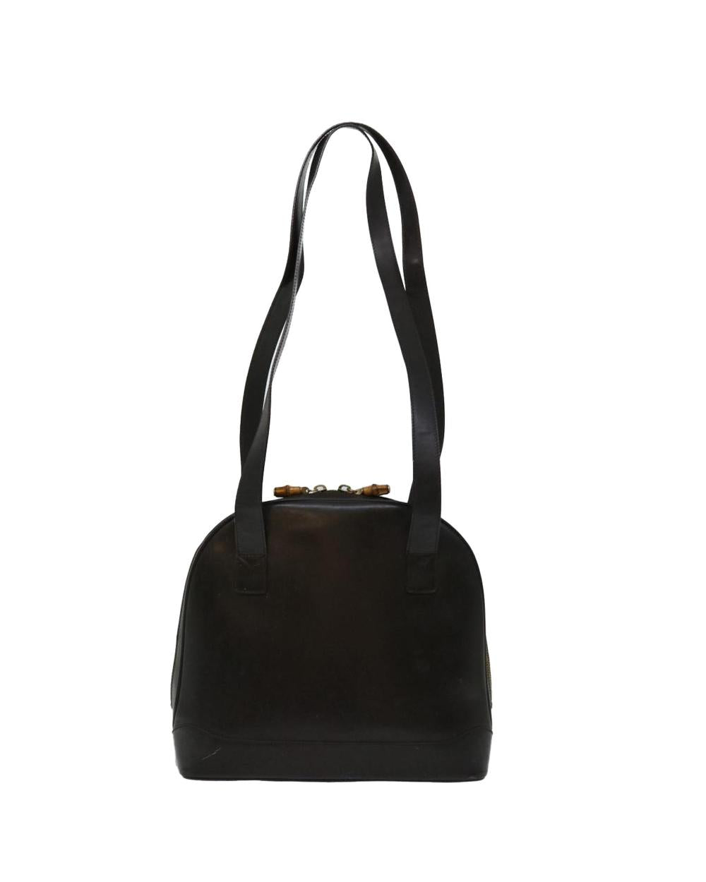 Brown Leather Gucci Shoulder Bag