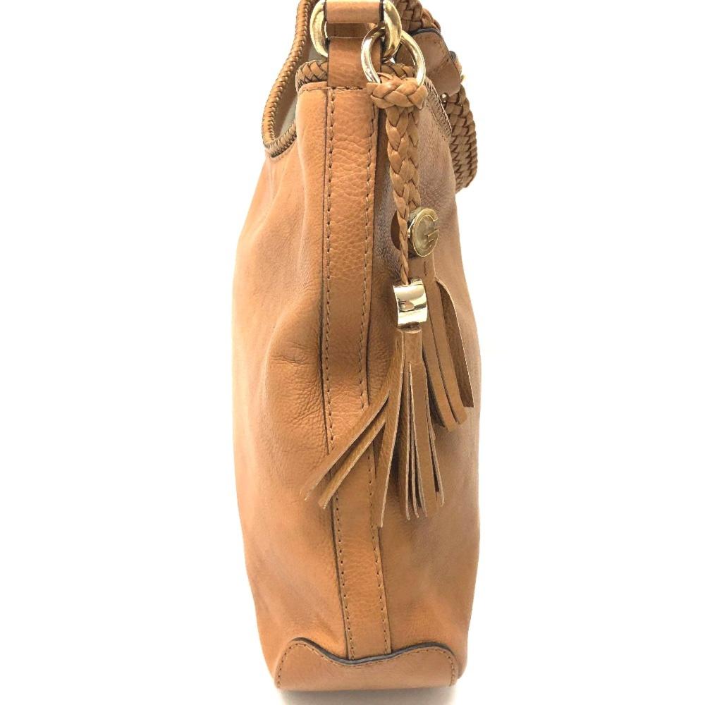 Brown Leather Gucci Shoulder Bag