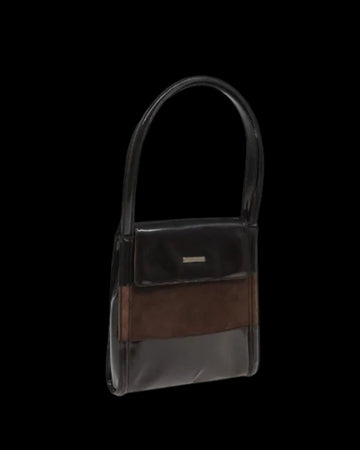 Brown Linen Gucci Tote