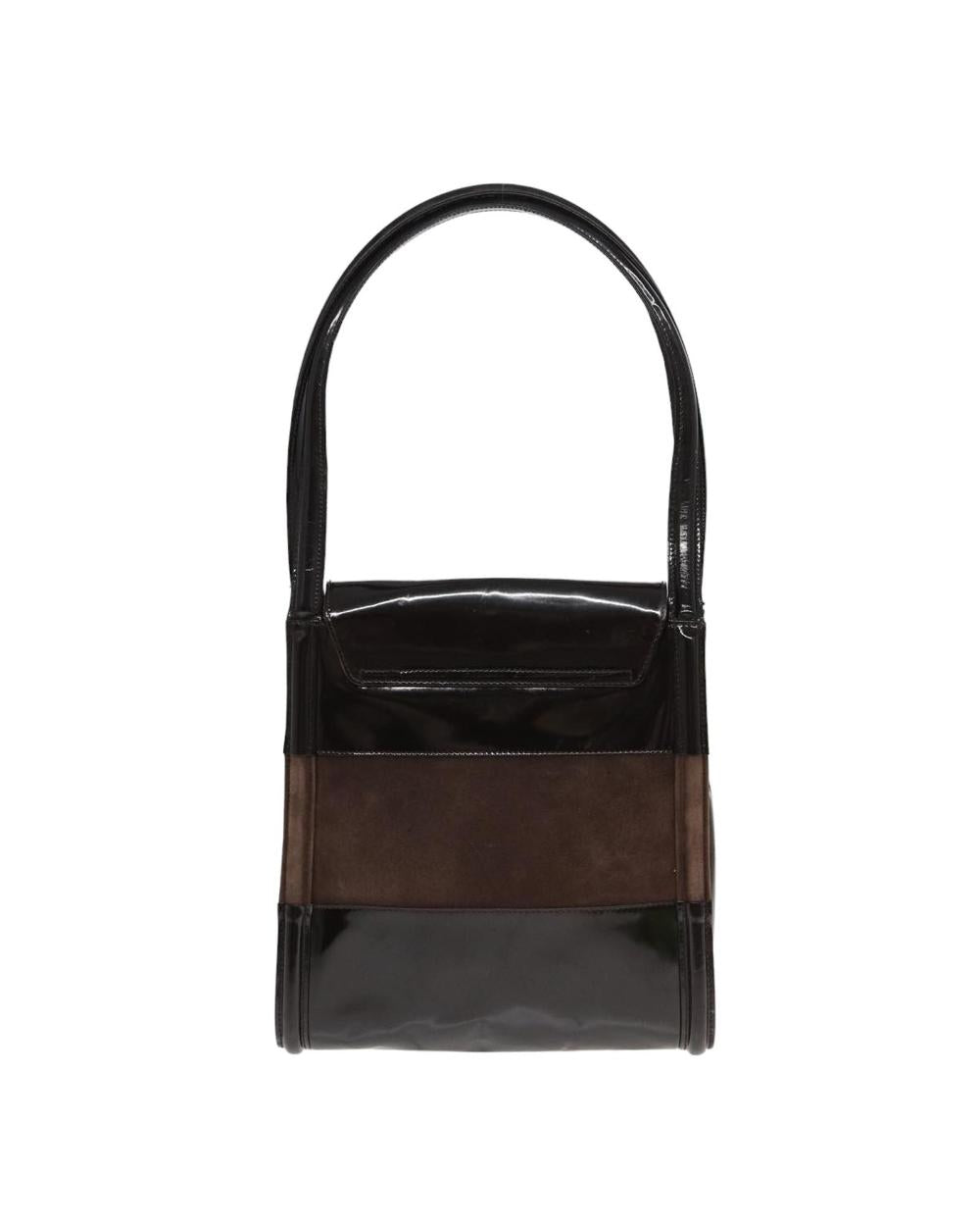 Brown Linen Gucci Tote