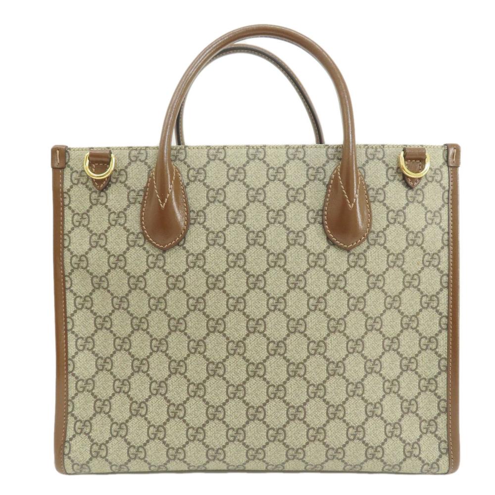 Brown Plastic Gucci Handbag