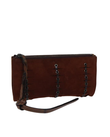 Brown Suede Gucci Shoulder Bag