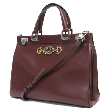 Burgundy Fabric Gucci Zumi